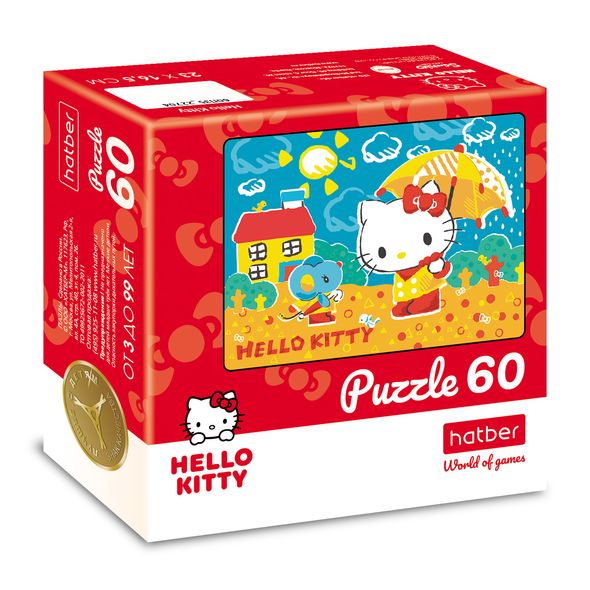 ПАЗЛЫ-ИГРА 60 элементов А5ф 230Х165мм  -Hello Kitty- ( Hello Kitty) , 